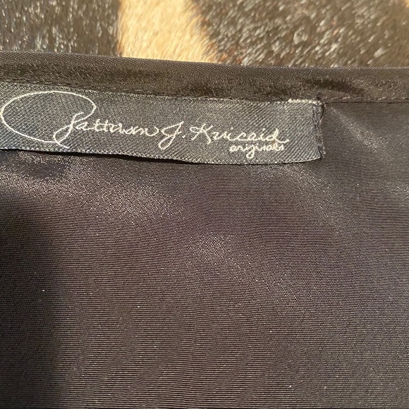 Anthropologie black multi color beaded top small - Picture 7 of 7